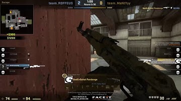 CSGO - FACEIT Level 10 - 1v5 Clutch ACE