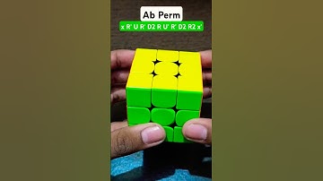Ab Perm PLL Algorithm | Easy Solution😱🔥