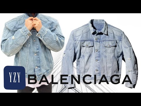 Yeezy Gap Balenciaga Denim Jacket 