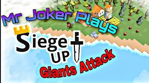 Offline Real Time Strategy (RTS) Siege Up - Campaign Giants Attack