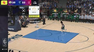 NBA 2K25  "PS5 PRO"  JRUE HOLIDAY GLIDES OVER MORANT FOR THE ONE HANDED JAM !!!