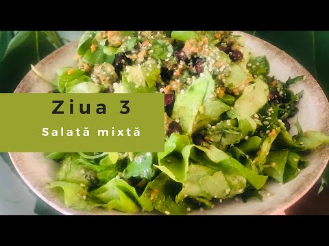Rețetă Ziua 3 |  Salată mixtă | Provocare 7 salate de vară la cină