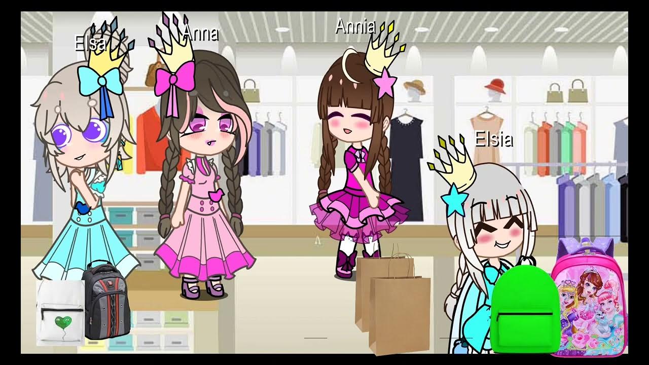 Elsia and Annia go school supplies shopping part 1 YouTube