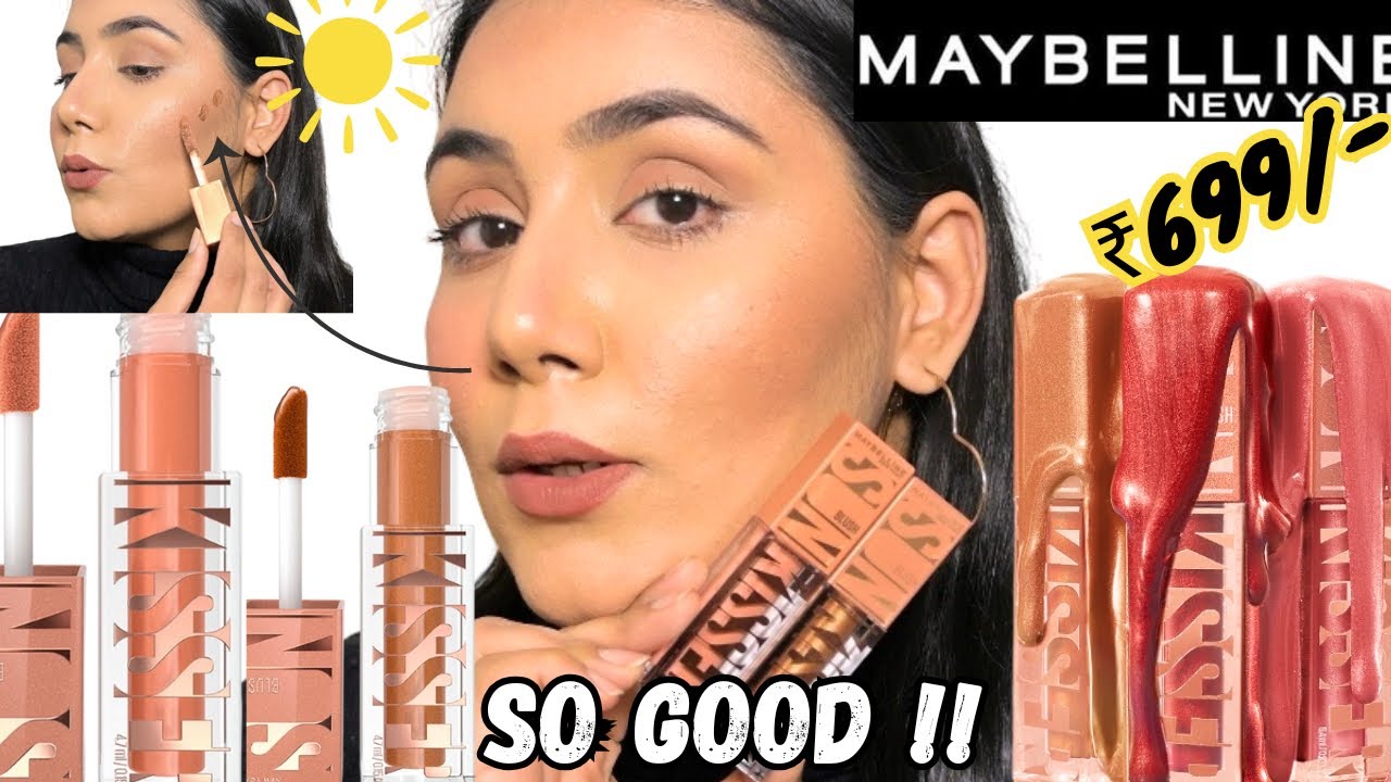 New Maybelline Sunkisser Highlighter + Blush | Downtown Rush & Electric Bronze | Review