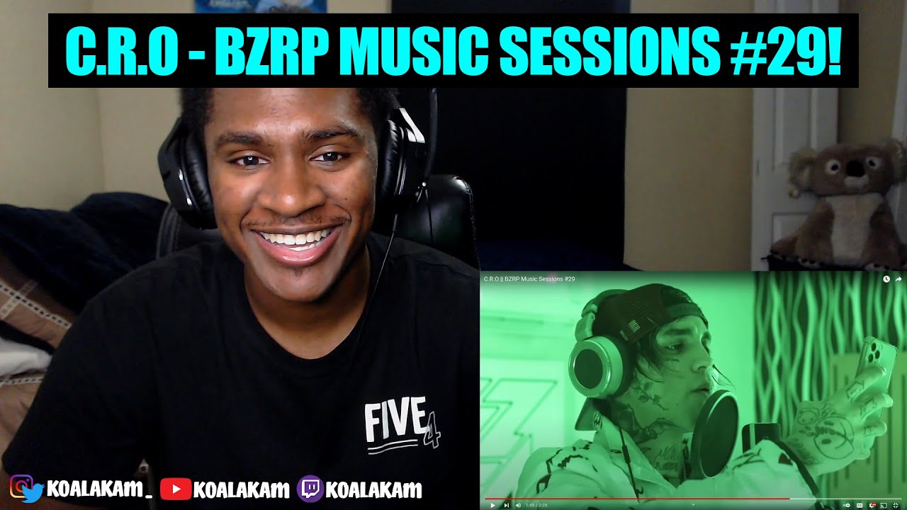 this man GLIDING on the beat! C.R.O || BZRP Music Sessions #29 (REACTION!)