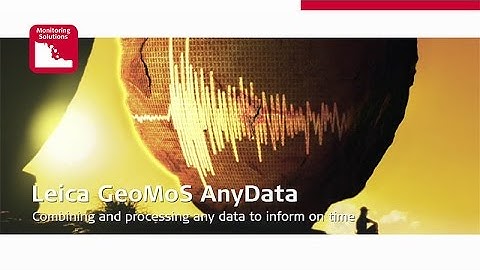 Leica GeoMoS AnyData