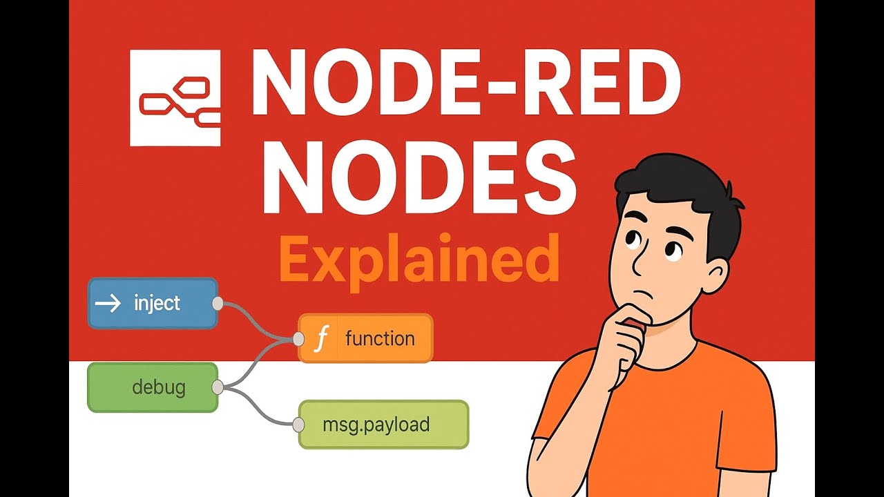 Node-RED Nodes Explained 🔥 | Input, Output, Function & Debug in ...