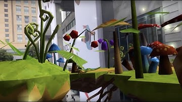 Floating Mushroom Islands at WWDC 2017 with iOS arKit