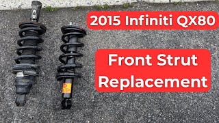Infiniti QX80 Front Strut Air Conversion