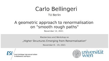 Carlo Bellingeri - A geometric approach to renormalisation on "smooth rough paths"
