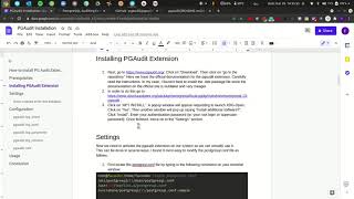Install PGAUDIT on Ubuntu 20.04.2 LTS