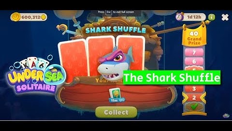 Undersea Solitaire Tripeaks: The Shark Shuffle [Mini-Game]