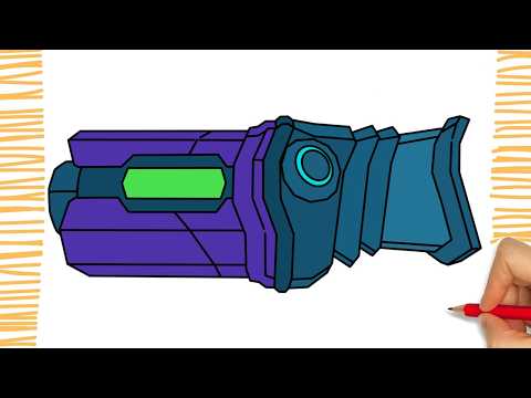 How To Draw LASER CANNON I 99 NIGHTS IN THE FOREST I Easy