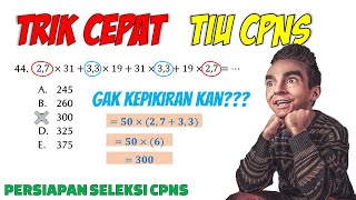 TRIK CEPAT MENJAWAB SOAL TIU CPNS (PART 2)