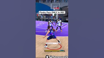 NBA 2K25 Flashy Pass ONLY in the REC #nba2k25 #2k25