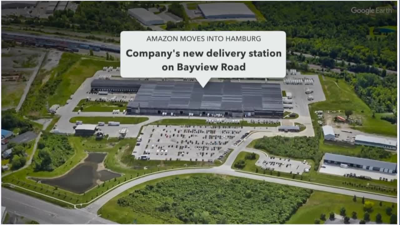 Amazon launches new delivery station in Hamburg - YouTube