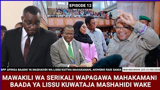PART 12: MAWAKILI WA SERIKALI WAPAGAWA MAHAKAMANI BAADA YA LISSU KUWATAJA MASHAHIDI WAKE JAJI ATOA..