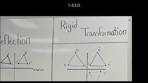 Properties of Rigid transformation song