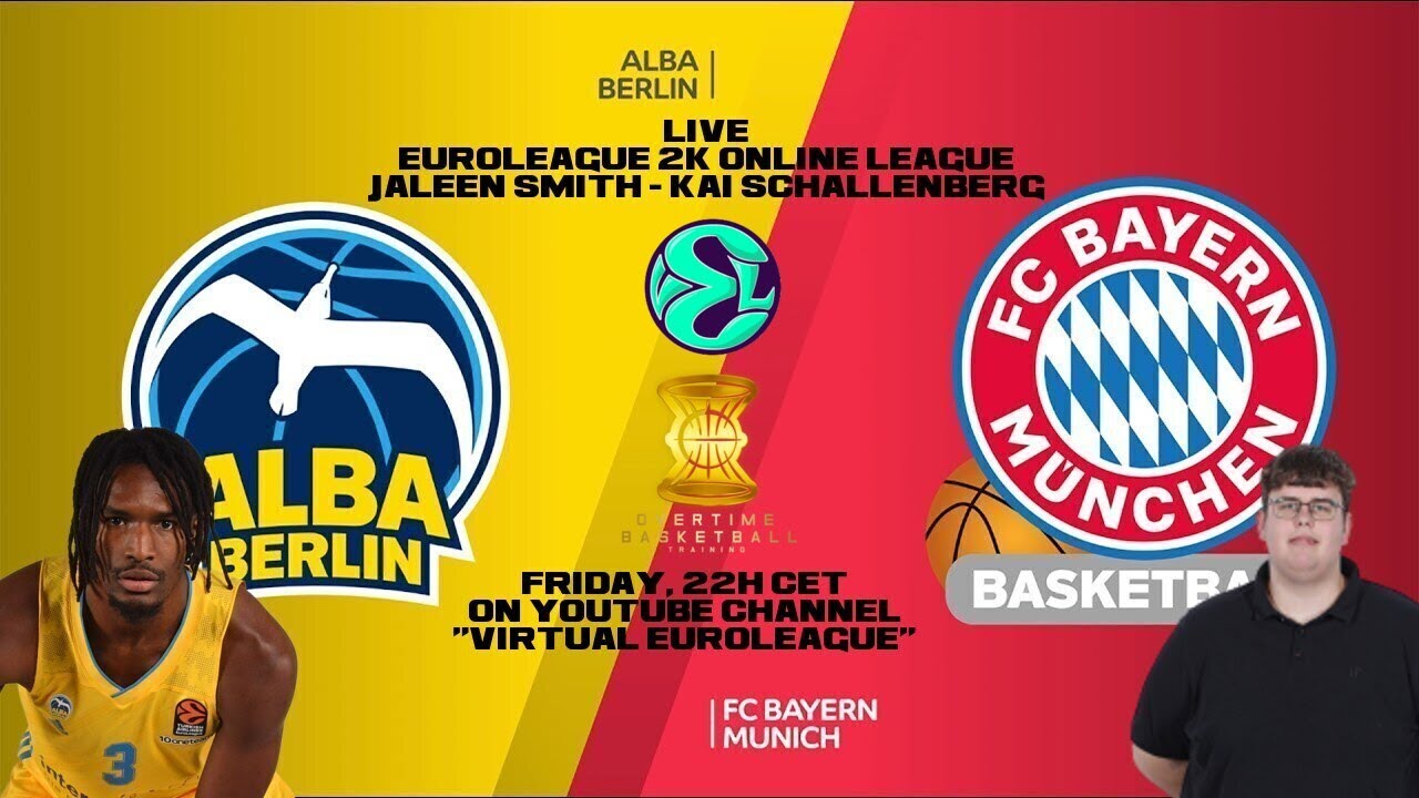 LIVE: ALBA - Bayern; Jaleen Smith vs Kai Schallenberg 
