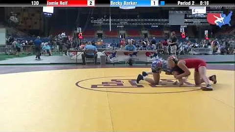 Fargo 2012 130 Round 2: Jamie Reif (Wisconsin) vs....