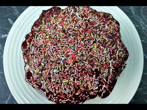 Easy Chocolate Birthday Cake Recipe & 2 Ingredient Chocolate Glaze