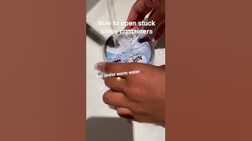 how to open stick slime containers