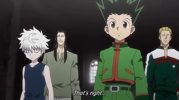 Hunter x hunter :gon and Killua meet hisoka in the spider