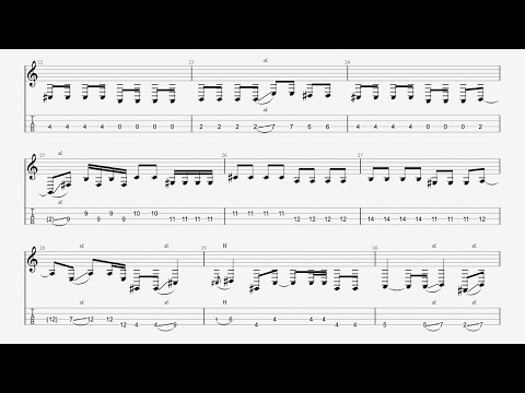 【フル】ヨルシカ『春泥棒』ギターTAB譜 / Yorushika Spring Thief full guitar tablature
