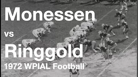 Monessen vs Ringgold (Joe Montana) WPIAL Football ...