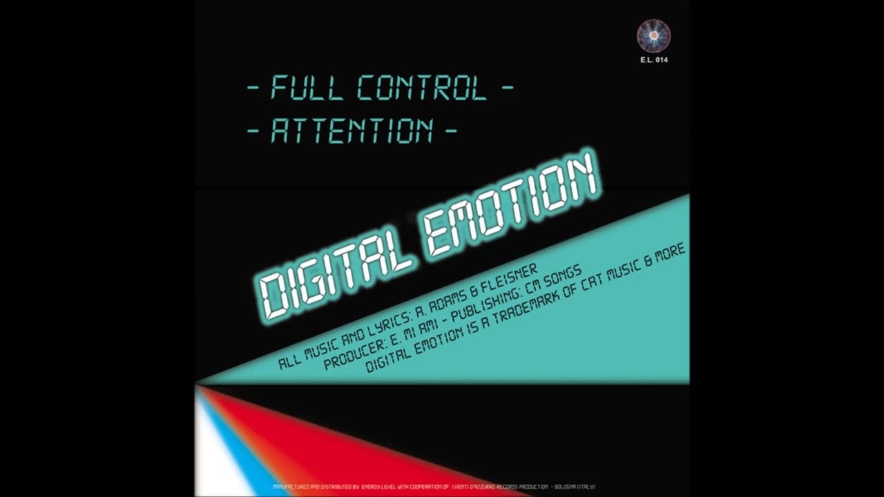 Obejrzyj DIGITAL EMOTION - FULL CONTROL RE-EDIT w YouTube Obejrzyj DIGITAL EMOTION - FULL CONTROL RE-EDIT w YouTube