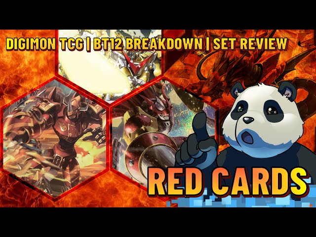 Digimon TCG | BT12 Breakdown | Set Review - Red Cards - YouTube