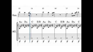 Ariis - GOZALO (Alto Saxophone + Guitar) Music PDF