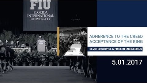 Promo video for FIU College of Engineering and Computing