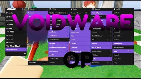 The BEST FREE bedwars script (voidware discord (script) and config + showcase)