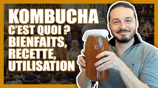 KOMBUCHA : BIENFAITS, RECETTE MAISON, UTILISATION, C'EST QUOI ?