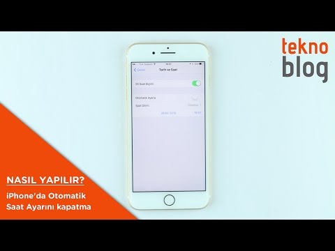 IPhone'da Otomatik Saat Ayarı Nasıl Kapatılır?