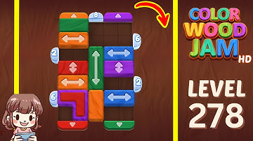 Color Wood Jam Level 278 Solution Walkthrough