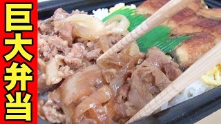 【巨大弁当】焼肉２倍！うなぎ３倍！ご飯３倍！【ほっともっと】【スーパーうなぎ焼肉コンビ】
