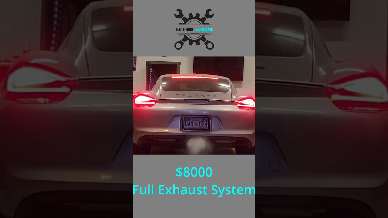 $8000 Porsche Exhaust!?!? Was it worth it?? #automobile #cayman981#porsche #coldstart #loudexhaust