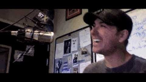 Matt Joyce from the Tampa Rays with Fisher and Boy @ 97X-Tampa