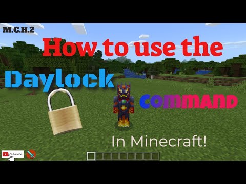 How to use the DAYLOCK command in Minecraft! - YouTube