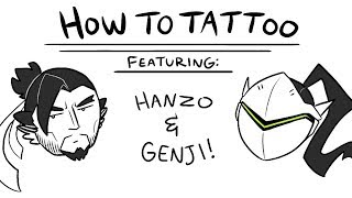 Draw Hanzo's Tattoo [TUTORIAL] | Overwatch Comic Tutorial Dub