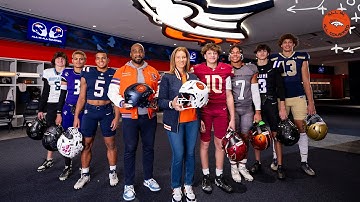 Broncos introduce unprecedented high school helmet distribution program: ALL IN. ALL COVERED.