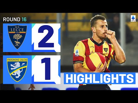 LECCE-FROSINONE 2-1 | HIGHLIGHTS | Lecce leave it late to edge visitors | Serie A 2023/24