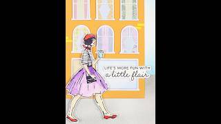 City chic card using Spellbinders BetterPress Nov 2025 + Yana’s City Holiday! ✨ #neverstopmaking