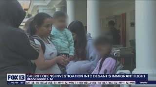 Sheriff opens investigation into DeSantis immigrant flight | FOX 13 Seattle