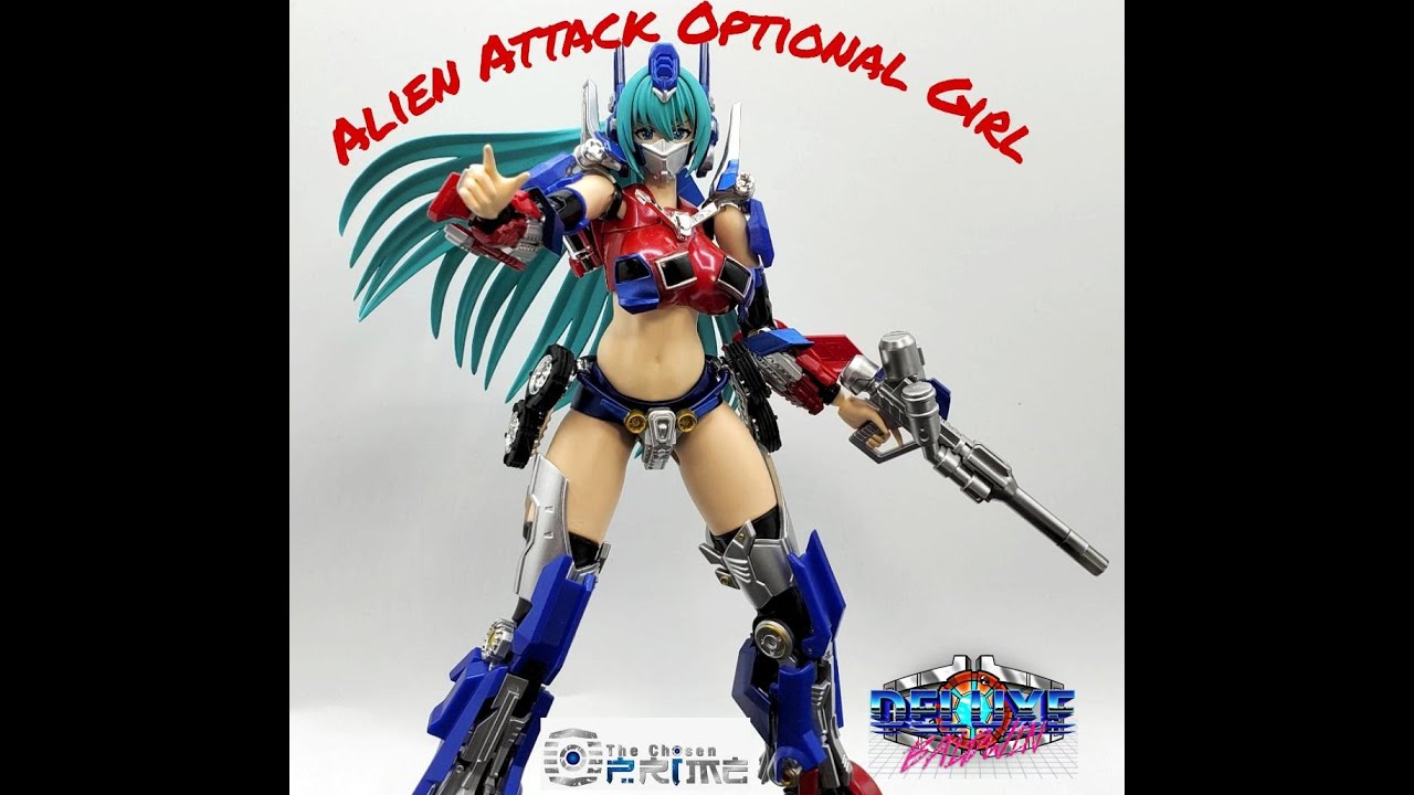 Alien Attack Opg 01 Optional Girl M2 Review Female Optimus Prime Youtube