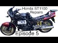 Honda ST1100 Repairs - Refitting the engine - Episode 5