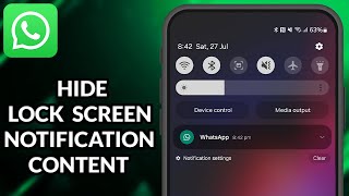 How To Hide WhatsApp Notification Name On Lock Screen Android screenshot 4