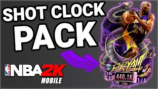 Shot Clock Challenge Pack Opening For Kobe Bryant ! NBA 2K Mobile